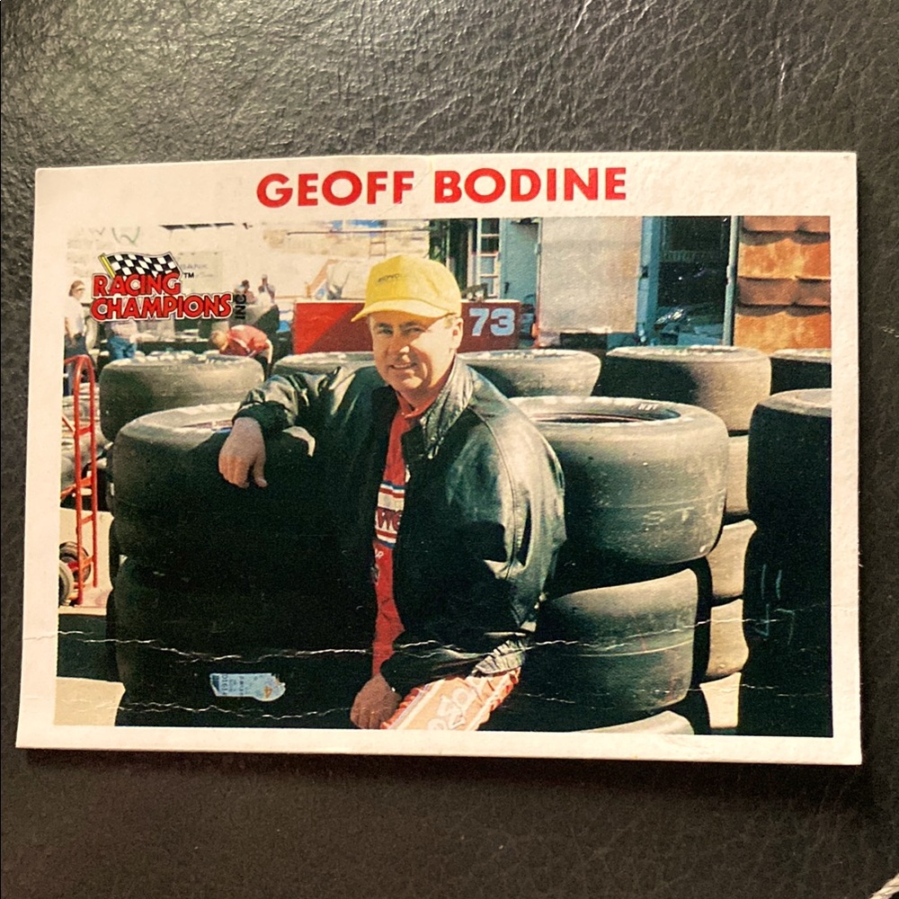 Geoff Bodine Racing Champions Card